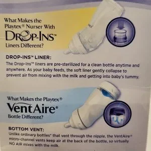 Wide Neck Playtex Nipple Variety Pack Medium Flow 4-Pack For